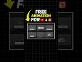 Free YouTube & Instagram Follow Animations 🎥