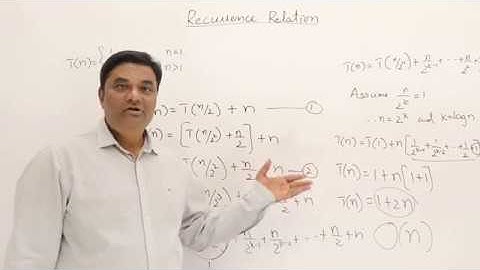 2.3.2 Recurrence Relation Dividing [ T(n)=T(n/2)+ n].   #2