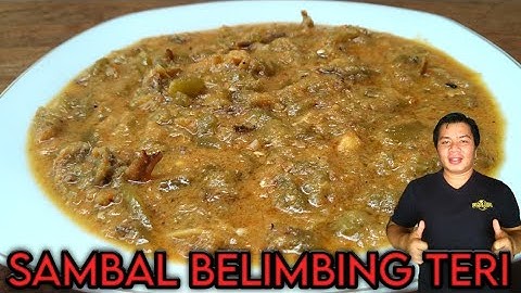 RESEP SAMBAL BELIMBING WULUH IKAN TERI ENAK‼️dijamin pasti meningkatkan selera makan🤣