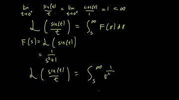 7.4 Laplace transform integration formula example