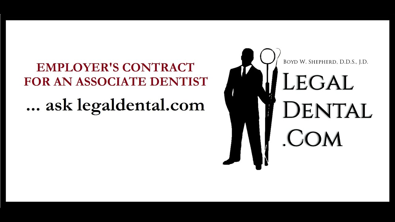 Employer's Contract for an Associate Dentist YouTube