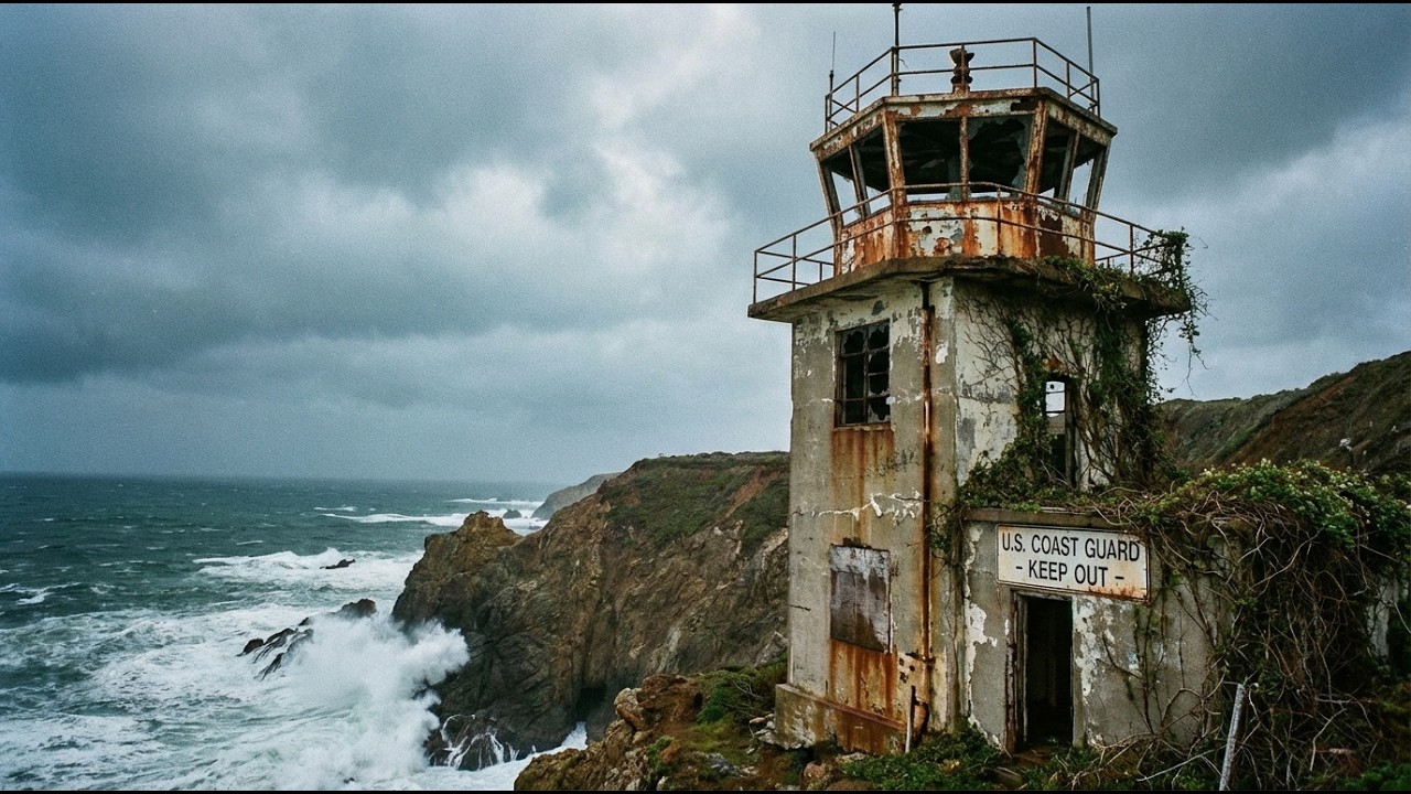 I Found an Abandoned Coast Guard Tower and Turned it into a Modern Cozy House (ASMR)