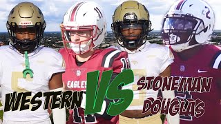 😮 South Florida HS Pre-Season Action 🏈🔥Western Vs Stoneman Douglas 2022 🚨