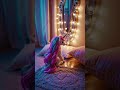 🦄💖 “Cute Baby Unicorn Relaxing in Its Room ✨🦄” #aianimals #aidesign #funny #ai #aianimation