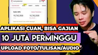 BISA GAJIAN 10 JUTA PERMINGGU DARI APLIKASI INI‼️CUMA UPLOAD FOTO, TULISAN, MUSIK‼️ screenshot 5