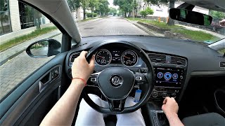 2017 VW Golf 7 Variant Comfortline 1.6l 116HP - POV Test Drive & Fuel consumption check