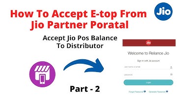 How To Accept / return E-top from Jio Pos ll Return Jio Pos Balance To Distributor ll Part - 2