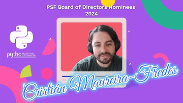 PSF Board Election 2024 | Nominee Interview | Cristián Maureira-Fredes