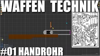 Wir bauen Waffen in Algodoo: #1 Handrohr, frühe Feuerwaffen Technik | Grasyl screenshot 2
