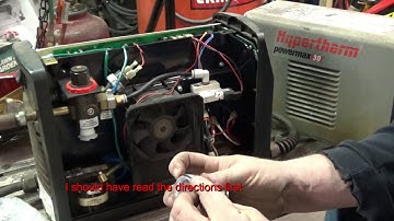 Hypertherm Powermax air leak repair.
