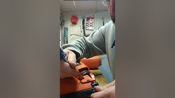 How to repair Paslode finish nailer. Bent lockout bars.