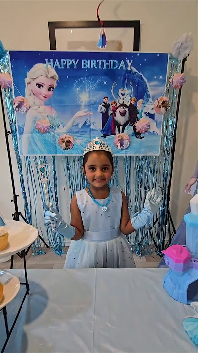 ❄️ Nyra Turns 4 | Elsa-Inspired Frozen Birthday Celebration 👑✨