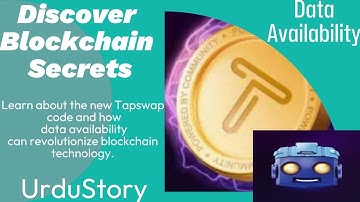 Blockchain Secrets: Data Availability Save us? | TapSwap Education | Part 2 Code 30 July TapSwap