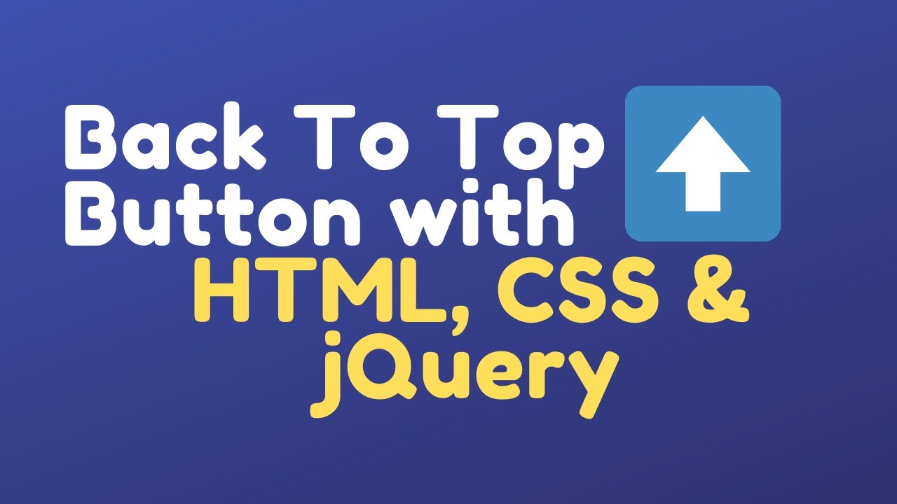 Html back. Back to Top button. Back to Top. Top button.