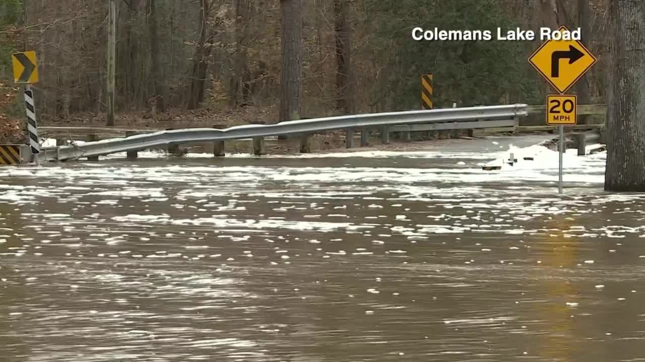 Virginia storm floods roads in the TriCities YouTube