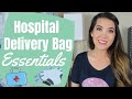 HOSPITAL BAG ESSENTIALS FOR DELIVERY DAY! What To Pack & What You Don't Need