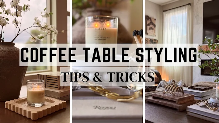 COFFEE TABLE STYLING || TIPS & TRICKS || STYLING LIKE A PRO - 2025