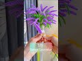 Tutorial membuat bunga lavender dari kawat bulu #diy #craft #handmade #kawatbulu