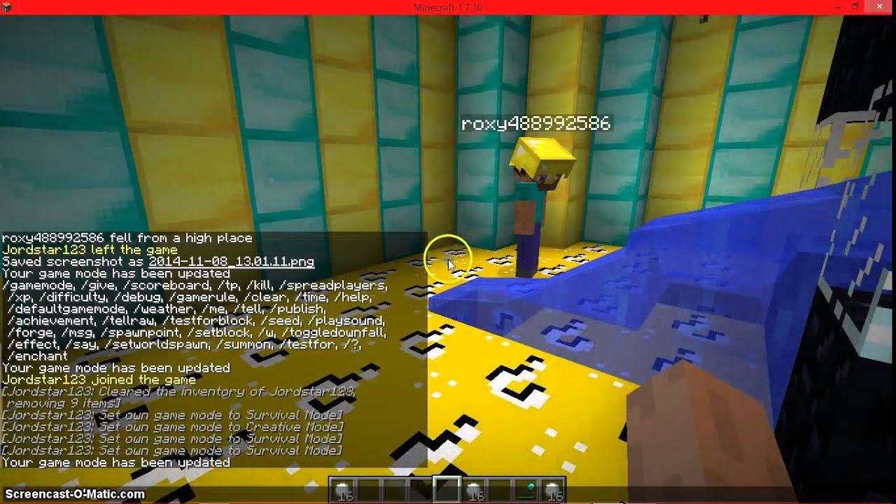 lucky block spleef!!!