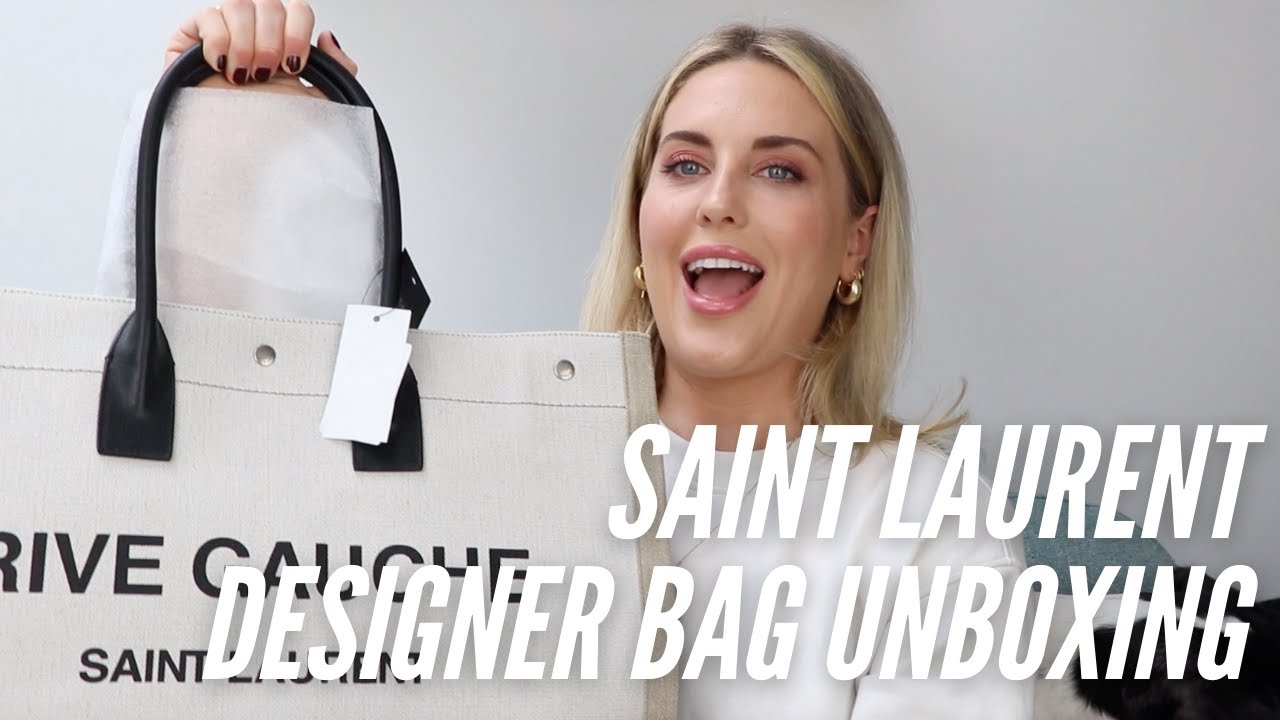 YSL RIVE GAUCHE TOTE - WHAT'S IN MY BAG? 