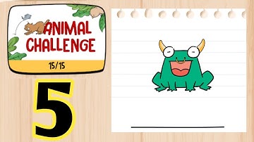 Brain Test Tricky Words Animal Names Level 5