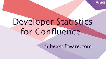 Developer Statistics for Confluence