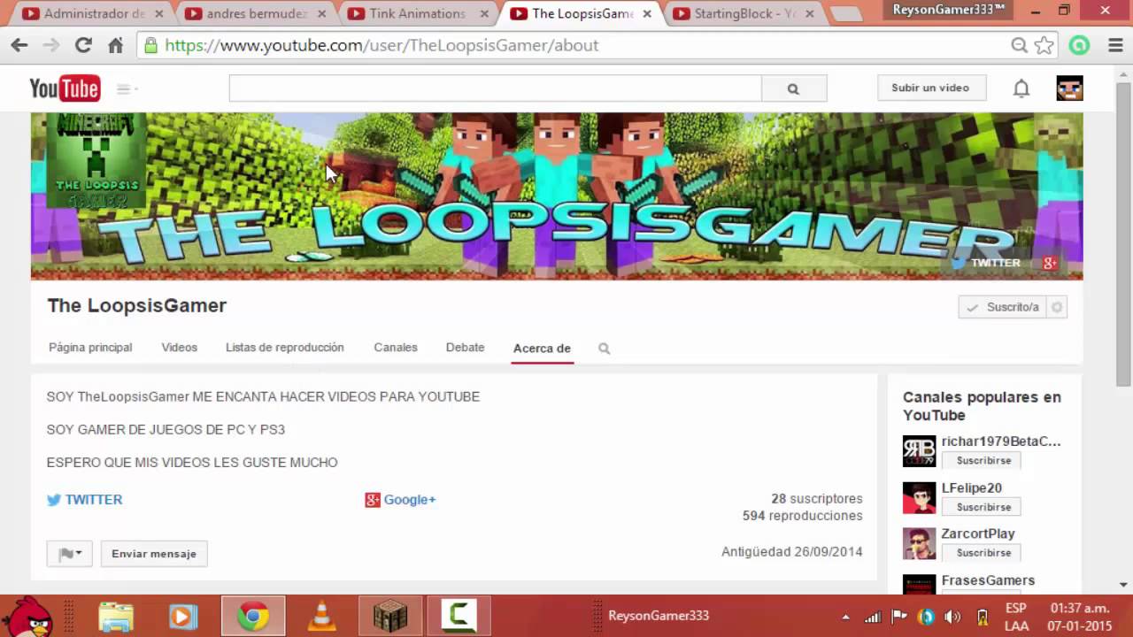 RECOMENDANDO CANALES #2 recommending channels - YouTube