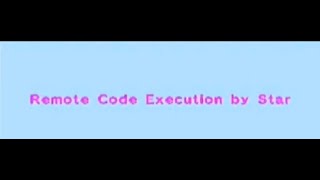 Remote code execution (be careful everybody!) News
