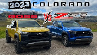 WHAT’S THE DIFFERENCE?! New 2023 Chevrolet Colorado Z71 vs. TrailBoss! Colorado Z71 Vs Trailboss What S The Difference