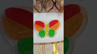 Butterfly jelly viralshort trending chocolate jelly pudding asmr shorts @Jasmine.385