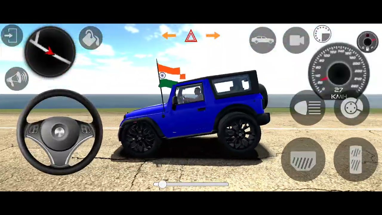 Modified Mahindra Thar😈Games:Indian Blue Thar (Gadi Wala Games) Car Game Android Game - #2026