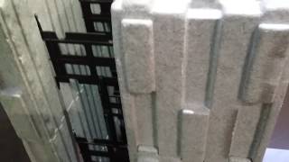 Muur bouwen met piepschuim en beton