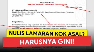 FRESH GRADUATE WAJIB TONTON! Apa Saja Isi Surat Lamaran Kerja? | Surat Lamaran Kerja yang Baik Benar FRESH GRADUATE WAJIB TONTON! Apa Saja Isi Surat Lamaran Kerja? | Surat Lamaran Kerja yang Baik Benar