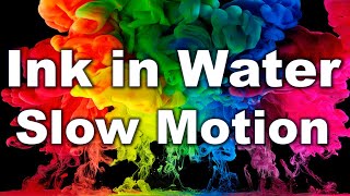 Best Ink In Water Slow Motions | Relaxing Music Video | 2022 screenshot 3