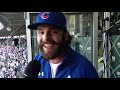 Thomas Rhett Gets Advice from the Cubs Bullpen Before Throwing a Ceremonial First Pitch