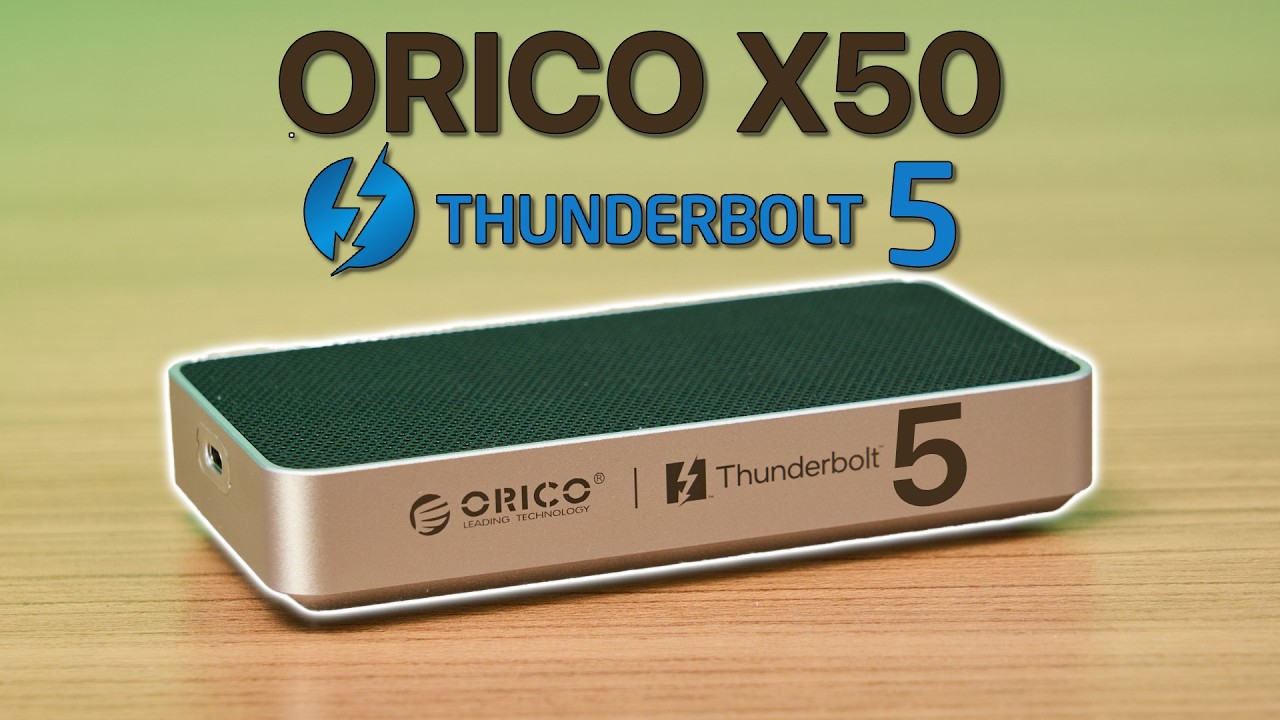Thunderbolt 5 SSD on a budget! Orico X50 review! - YouTube