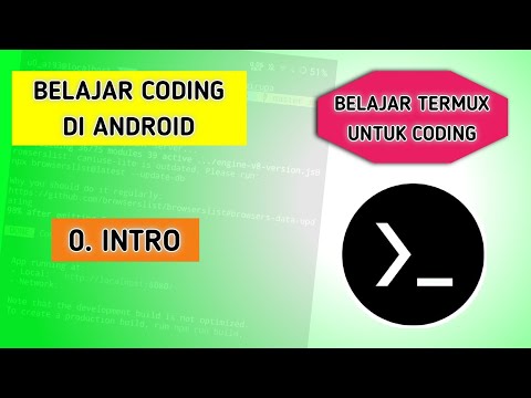 termux tutorial untuk coding di android bagi pemula 0 | INTRO #termux 00