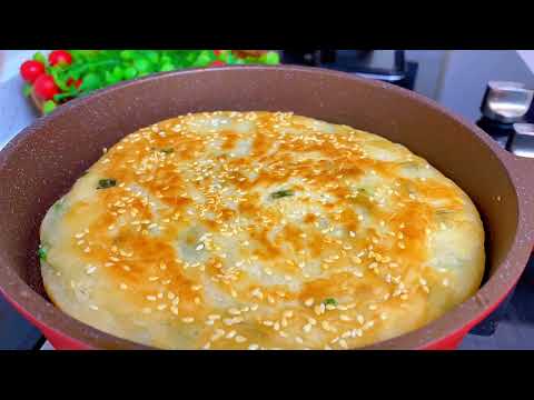 麵粉最好吃的做法，我家三天兩頭點名吃！外脆里軟，比油條好吃，比包子簡單 #like #food #foodie #美食教程 #蔥花餅 #面食做法