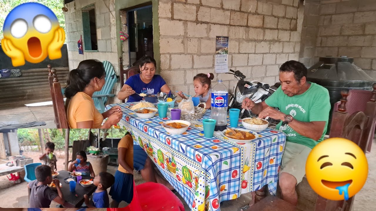 🚨Keylin y sus niños muy felices almuerzan al lado de la familia de Robin😱 que delicioso quedo todo😋