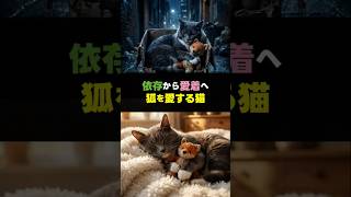 【実話】依存から愛着へ。キツネのぬいぐるみを愛し続ける老猫の物語