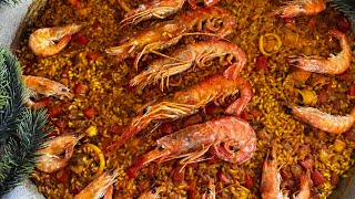 🥘ARROZ de MARISCO para 8 personas en 30 MINUTOS// Os cuento mi OPINIÓN con el COLCHÓN de EMMA.