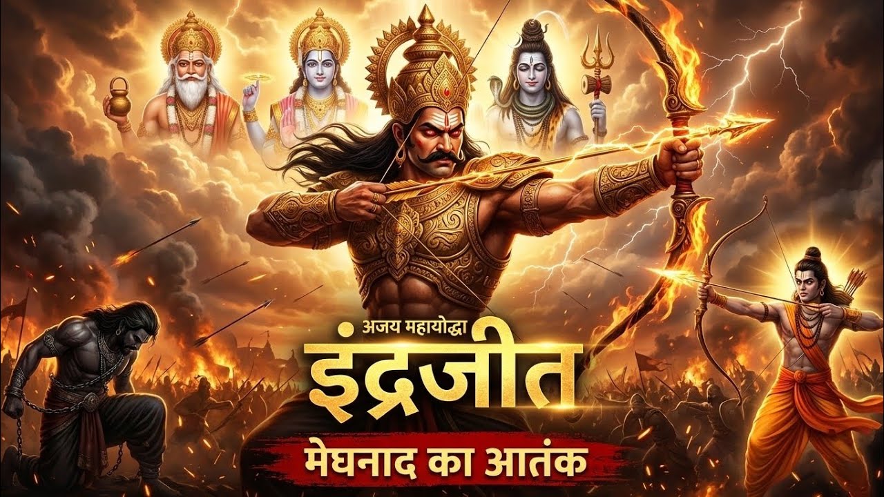 मेघनाद - रावण का सबसे बड़ा पुत्र जिसने इंद्र को जीत लिया। #ramayana #ram #ravan 