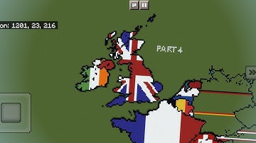 Medium Scale World Flag Map Tutorial Part 4 - British Isles