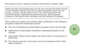 Quarter 2 Quiz Review Imperialism #15-22