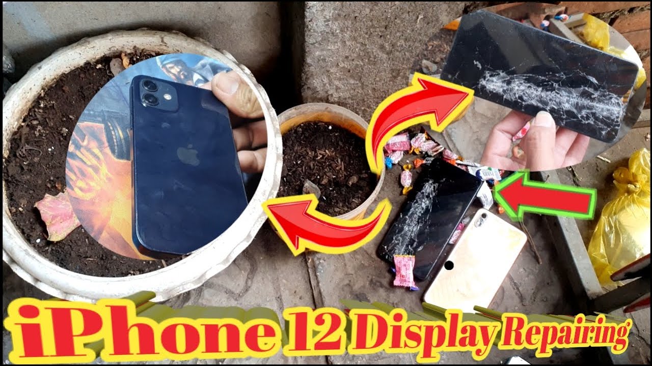 Found near the the street iPhone xs max Samsung    Broken !  How To Restore Destroyed i Phone 12