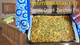 Greek-Style Zucchini Pie | No Dough - No Phyllo  | 100% Beginner Friendly!!