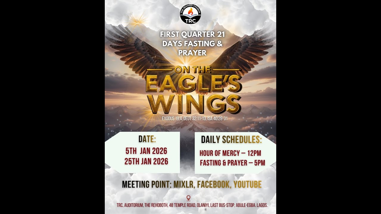 Xcba DAY 9 OF 21 DAYS FASTING AND PRAYER - YouTube