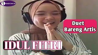 Sabyan idul fitri karaoke original bareng artis || smule best id