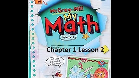 McGraw-Hill 2nd Grade My Math Work book (CCSS) - Chapter 1, Lesson 2 - Count On to Add
