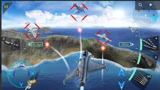 Sky Fighters 3D (Android/ iOS Game) Gameplay [MOD] All Aircrafts unlocked Part 3
